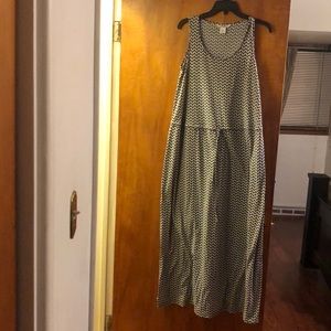 Women preowned Print Black summer dress size S